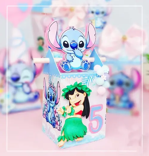 Arquivo de Corte kit lilo stitch aquarela