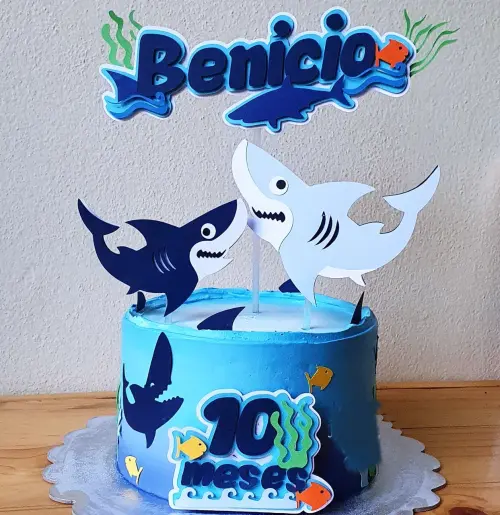 Arquivo de Topo de Bolo Fundo do Mar Tubarao