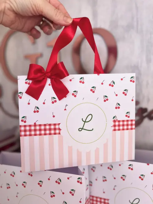 Arquivo de corte sacola cerejinha