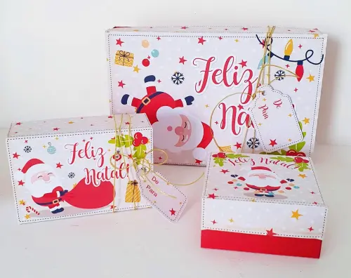 Arquivo de Corte Caixas para doces Natal