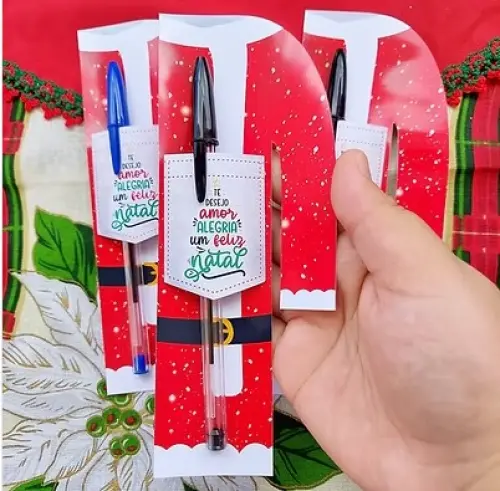 Arquivo digital porta caneta natal
