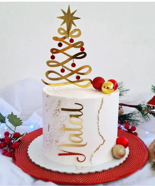 Aquivo de corte topo arvore de natal