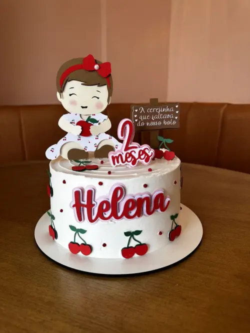 Topo de Bolo cerejinha