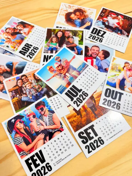 Arquivo digital calendario polaroide 2026