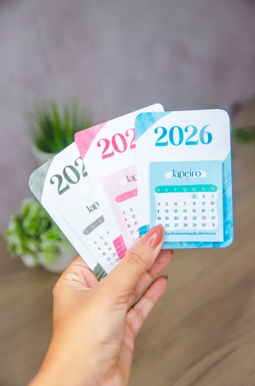 Arquivo digital Mini Calendario destacavél 2026