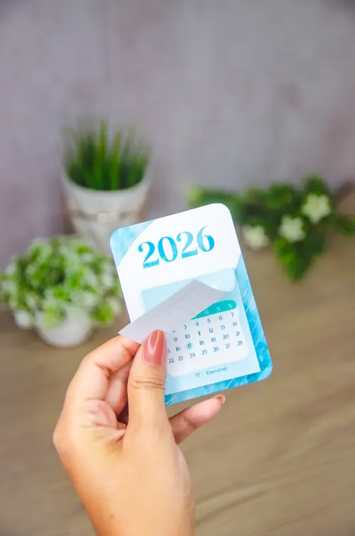 Arquivo digital Mini Calendario destacavél 2026