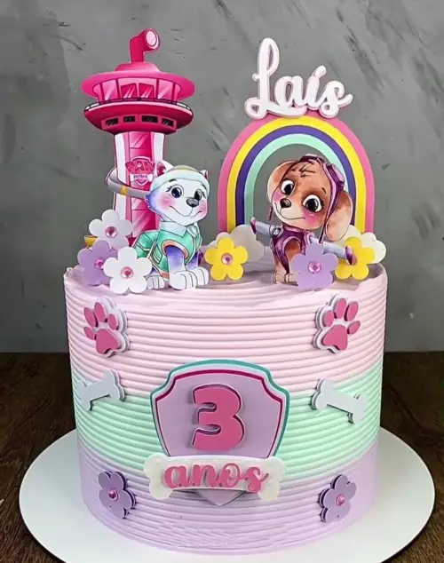 Arquivo de Corte Topo Patrulha Canina Menina Aquarela