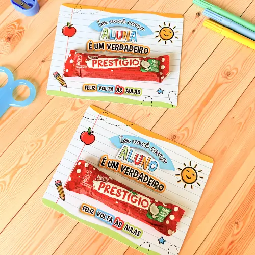 Aquivo Digital Card Prestigio Volta as Aulas