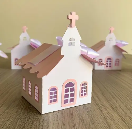 Arquivo de Corte Caixa Igreja Batizado