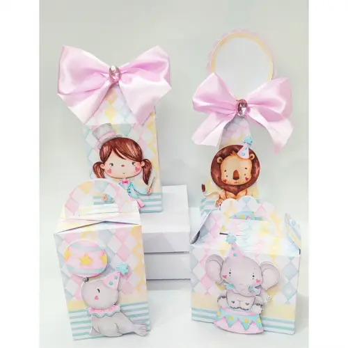 Arquivo de corte  circo rosa aquarela