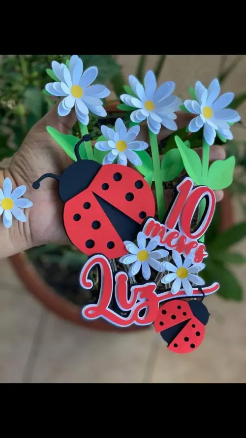 Arquivo de Corte Topo joaninha