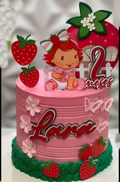 Arquivo de Corte Topo de bolo moranguinho baby