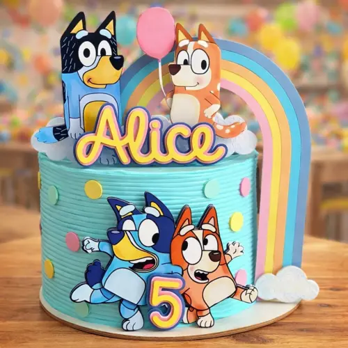 Arquivo de Corte Topo De Bolo Bluey