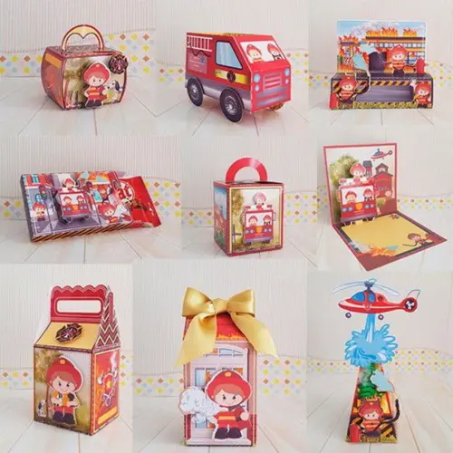 Arquivo de Corte kit caixas bombeiro