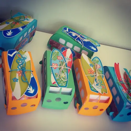 Arquivo de corte Caixa kombi