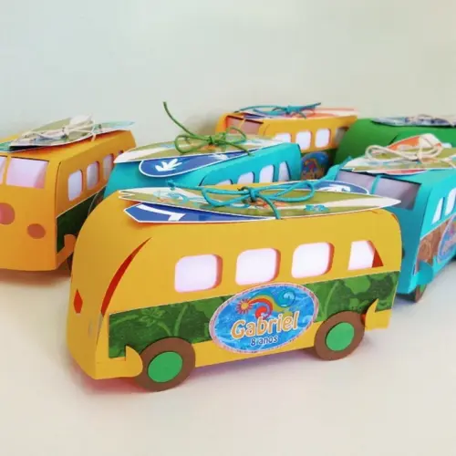 Arquivo de corte Caixa kombi