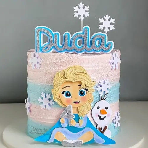 Arquivo de corte topo frozen baby cute
