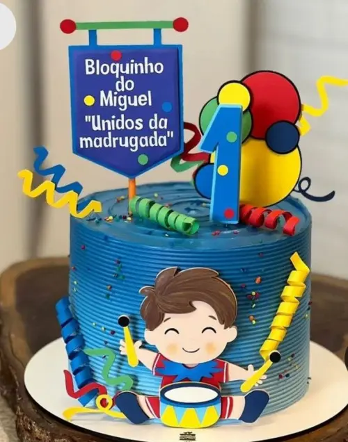 Arquivo de corte Topo bloquinho de carnaval menino