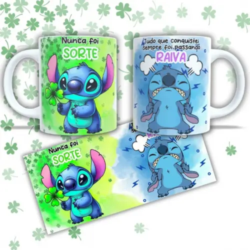 Arquivo Digital Arte para Caneca Stitch