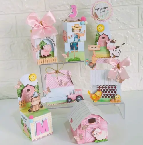 Arquivo de Corte Fazendinha menina aquarela