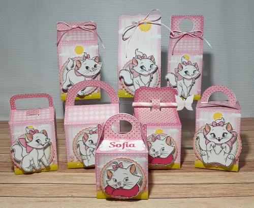 Arquivo de Corte kit gatinha marie studio e pdf