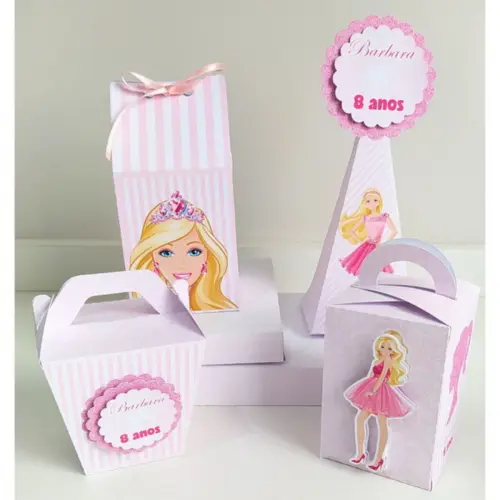 Arquivo de Corte kit Barbie aquarela