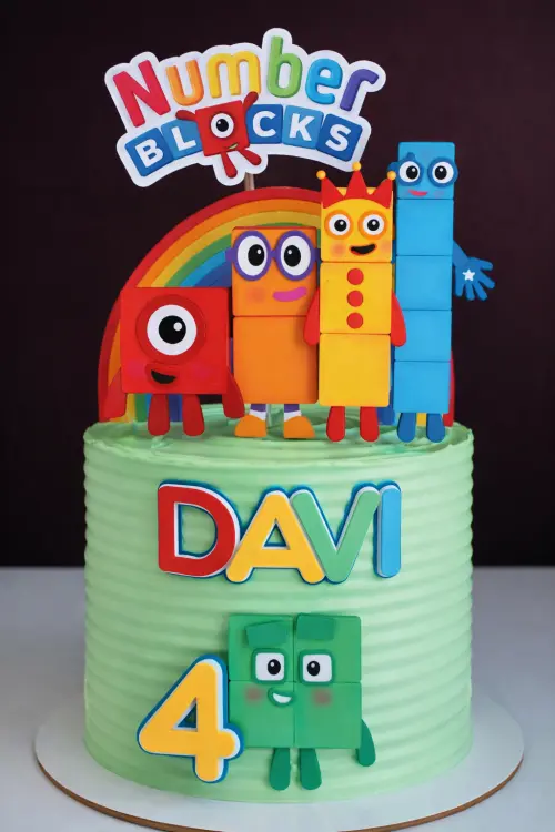 Arquivo de Corte Topo de bolo Number Blocks