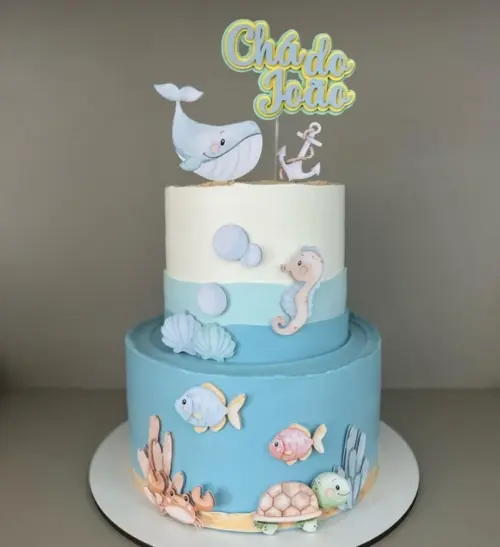 Arquivo de corte topo fundo do mar aquarela menino