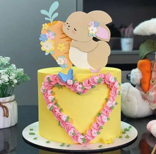 Arquivo de corte topo de bolo coelhinha páscoa