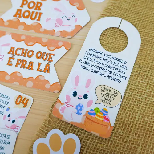 Arquivo de Corte Caça Ovos Páscoa laranja