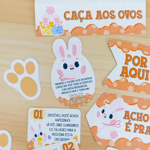 Arquivo de Corte Caça Ovos Páscoa laranja