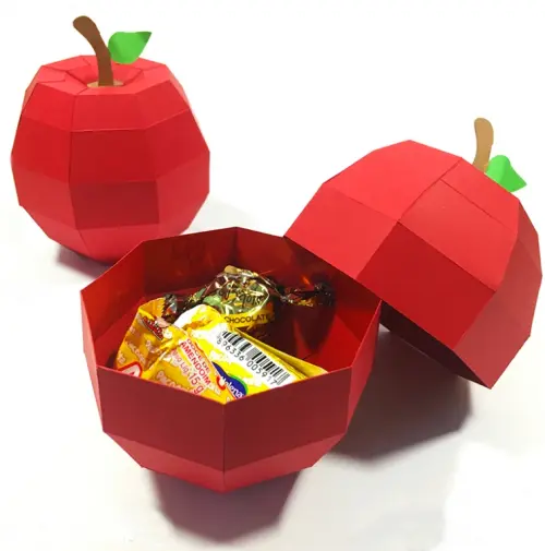 Arquivo de Corte Caixa Maça para 3d