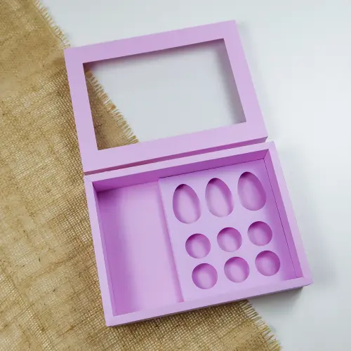 Arquivo de Corte caixa para mini ovos e doces Páscoa