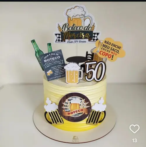 Arquivo de corte topo de bolo boteco