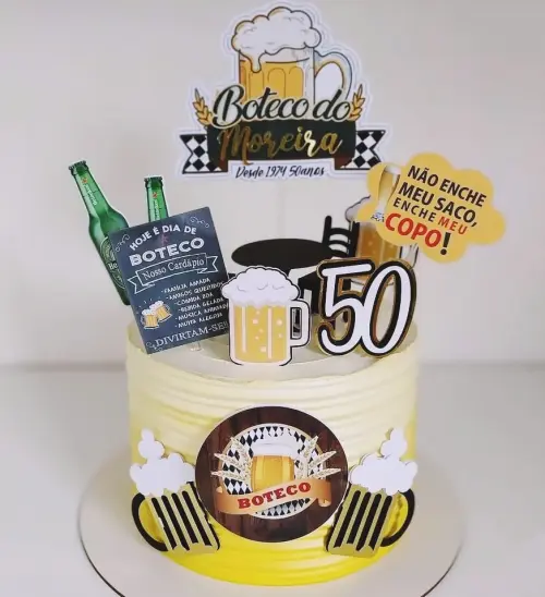 Arquivo de corte topo de bolo boteco