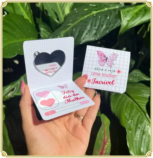 Arquivo de corte card espelho dia das mulheres