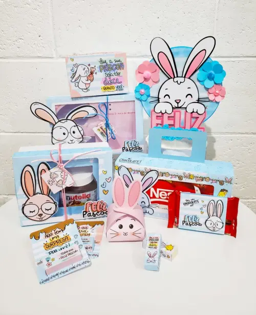 Arquivo de Corte kit coelho de Páscoa