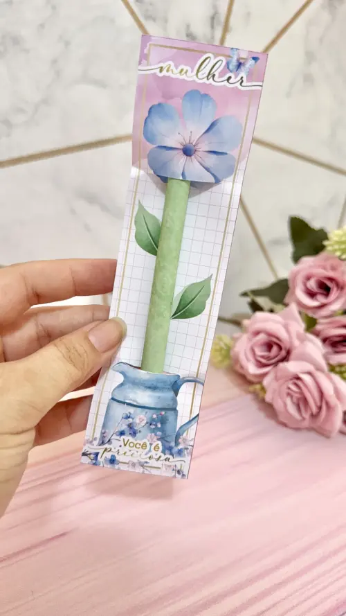 Arquivo de Corte card caneta Dia das Mulheres