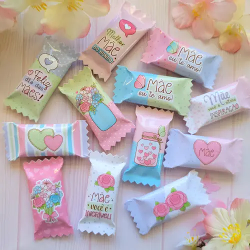 Arquivos de corte balinhas Dia das Mães