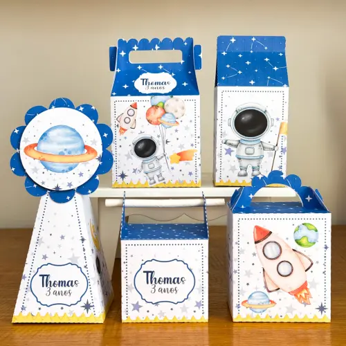 Arquivo de Corte kit Astronauta aquarela