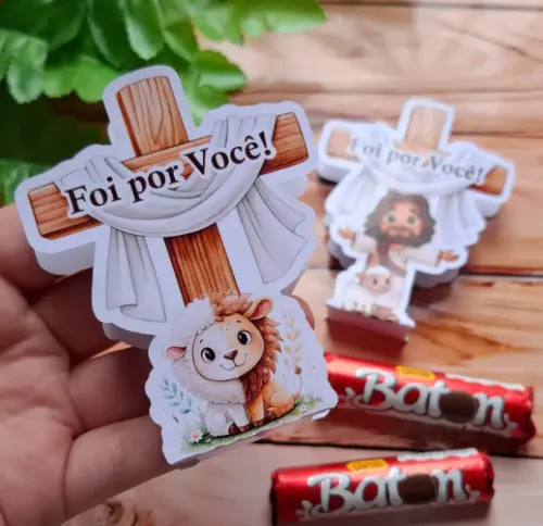 Arquivo Páscoa Porta Bis ou Batom Cruz
