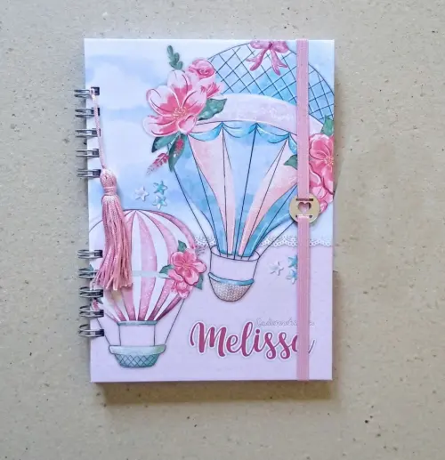 Arquivo Digital Caderno balão menina