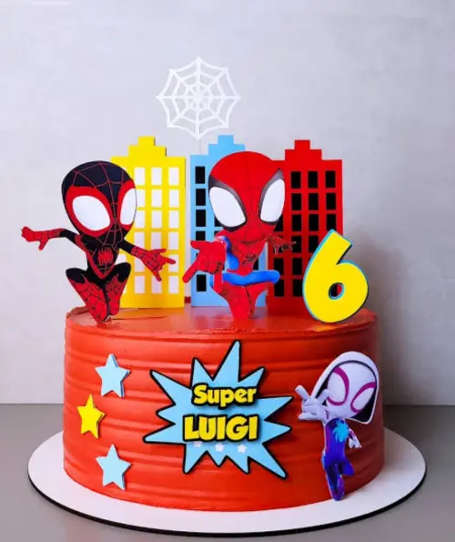 Arquivo de corte topo de bolo homem aranha