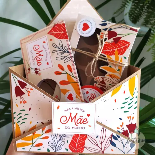 Arquivo de corte envelope dia das mães