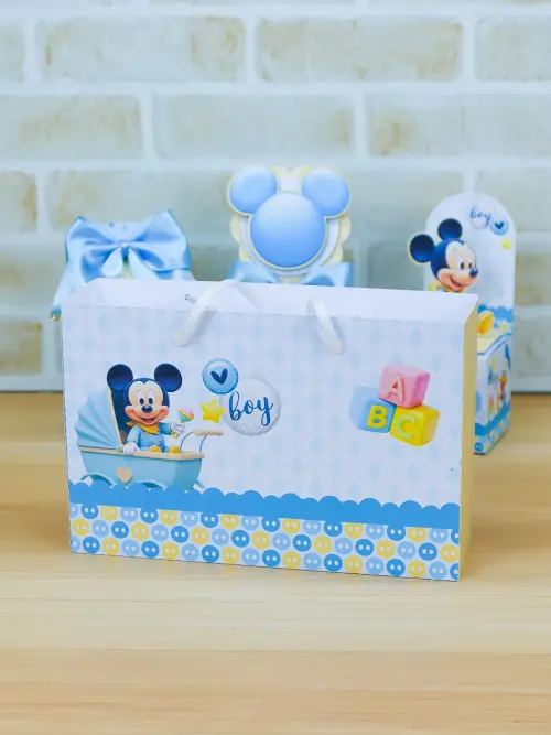 Arquivo de corte sacola mickey baby