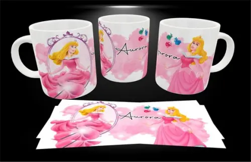 Arquivo Digital Caneca Princesa Aurora
