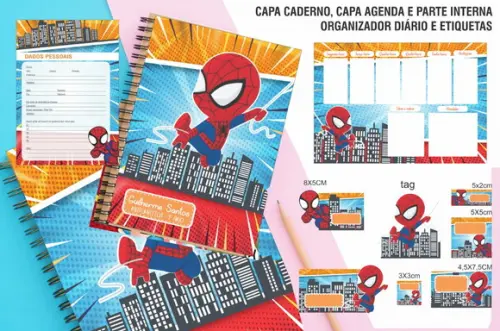 Aquivo Digital Kit Encadenação Homem Aranha