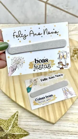 Arquivo de Corte Card Lixa Ano Novo