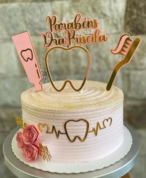 Arquivo de Corte Topo de Bolo Dentista