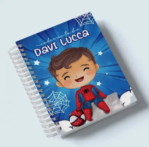 Aquivos Digitais Caderneta Homem Aranha